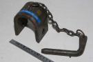 Fanggabel mit Kette und Bolzen 