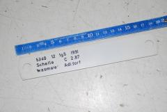 Klemme, Schlinge, Schelle, Aluminium 