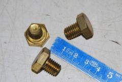 Sechskantschraube M10 x 12 Messing massiv 