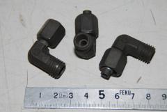 Verschraubung Rohr Schneidring 90° Bogen 