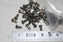 Halbrundniet, Vollniet, Stahl, 3 x 5mm 