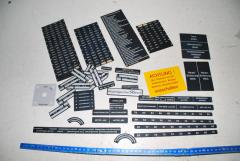 Schilder, Aufkleber, Satz 