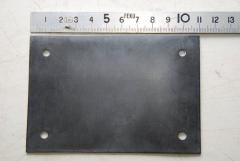 Gummiplatte, ca. 1,7 x 75 x 110 mm 