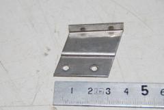 Halter, abgewinkelt, Edelstahl 