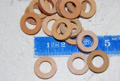 Dichtung, Scheibe, rund, Leder, VPE 10 Stück 