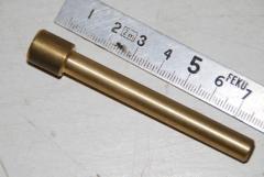 Stift, Bolzen, Messing, mit Kopf 