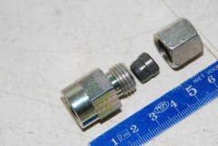 Adapter, gerade, Rohr, Schneidring 