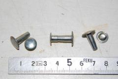 Druckniet, Ober- und Unterteil, VPE 10 Stück 