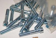 Zylinderschraube Innensechskant M12 x 70 verzinkt 10.9 VPE 25 Stück 