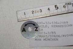 Schild, Kennzeichnung, MAN 