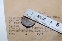 Scheibenfeder, Passfeder, Mitnehmer, VPE 10 Stück 