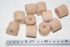 Stopfen, Holz, Holzstopfen, VPE 10 Stück 
