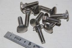 Flachrundkopfschraube mit Vierkantansatz, M8 x 30, Edelstahl, VPE 10 Stück 