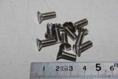 Schlitzschraube, Senkkopf, M5 x 14, Edelstahl, VPE 10 Stück 