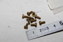 Gewindeschraube, M3 x 6, Messing, VPE 10 Stück 