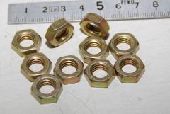Sechskantmutter, Zollgewinde, 3/8" UNC, VPE 10 Stück 