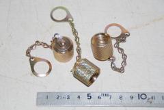 Deckel, Schraubkappe, mit Kette 