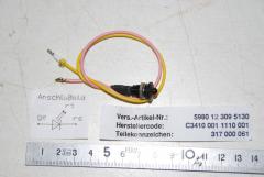LED rot, Einbaudurchmesser 8mm 