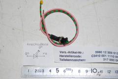LED grün, Einbaudurchmesser 8mm 