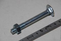 Schraube, Vierkantansatz, M10 x 80, mit Mutter 