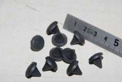 Gummipuffer, rund, VPE 10 Stück 