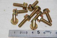 Sechskantschraube M6 x 20, Sperrzahn, VPE 10 Stück 