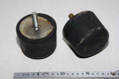 Großer runder Gummipuffer, Gewinde M12 