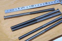 Stift, Zylinder, Gewindestift, M10, VPE 5 Stück 