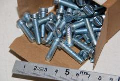 Zylinderschraube, M6 x 25, Schlitzkopf, VPE 100 Stück 
