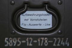 Aufbewahrungsbehälter mit Vorratsteilen, Fla Auswerte Lkw 