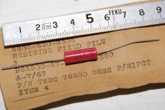 Präzisions Widerstand, 76,8k Ohm, VPE 10 Stück 