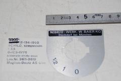 Schild, Kennzeichnung, Webasto 