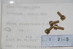 Kreuzlochschraube M3 x 8, VPE 5 Stück 