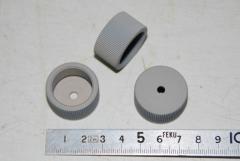 Rändelmutter, Aluminium, Gewinde M22 x 1 