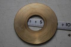 Große Scheibe Unterlegscheibe aus Messing 