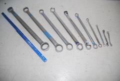 Ringschlüssel, Doppelringschlüssel, zöllig 