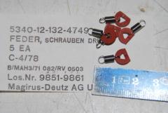 Feder, Zugfeder, VPE 5 Stück 