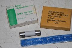 Sicherung, 250V, 3A, VPE 5 Stück 
