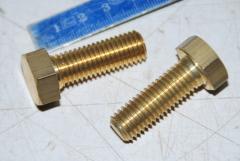 Sechskantschraube Messing M12 x 35 