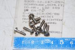 Schraube, Schlitzschraube, M3, VPE 10 Stück 