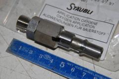 Kupplung, Stecknippel für Sauerstoff 