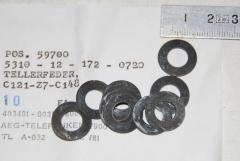 Federscheibe, Tellerfeder, M8, VPE 10 Stück 