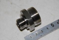 Adapter, Rohr, Verschraubung, Edelstahl 