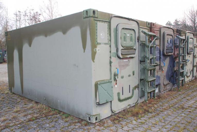 Verzurrketten Ketten Bundeswehr Container Shelter BW Funkkabine 