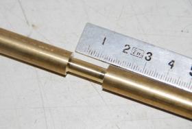 Stift, Bolzen, Messing, Durchmesser 10 mm 