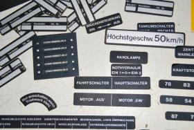 Schilder, Aufkleber, Satz 