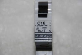 Sicherung, Sicherungsautomat C16 