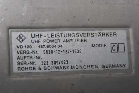 Leistungsverstärker Rohde & Schwarz 
