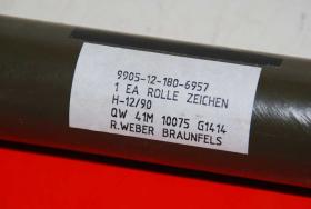 Warnschilder "Minen" in Rolle 