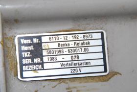 Verteilerkasten, Anschlußkasten 220V 